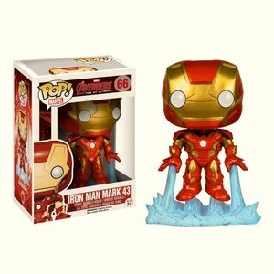 New Funko Pop! Marvel Avengers 66 Iron Man Mark #43 Vinyl Bobble Head